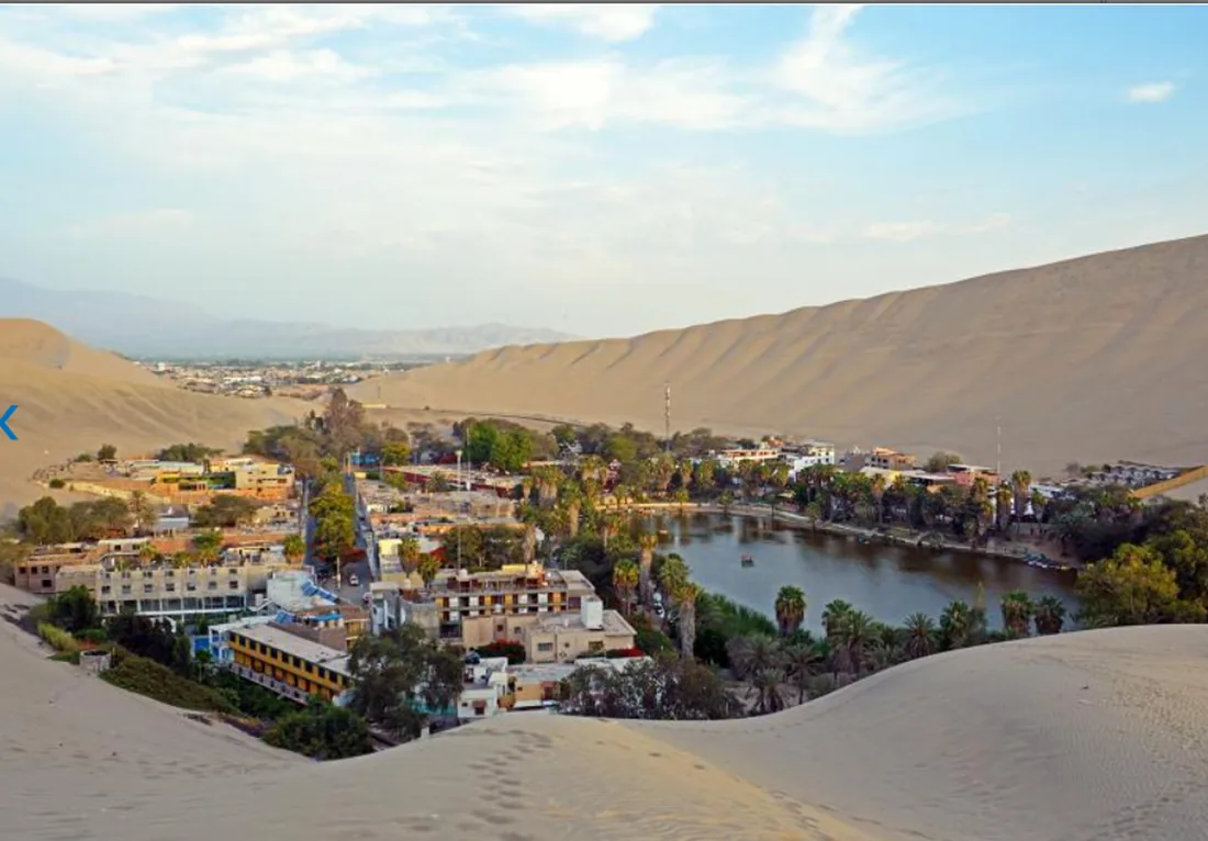 Oasis de Huacachina en Ica